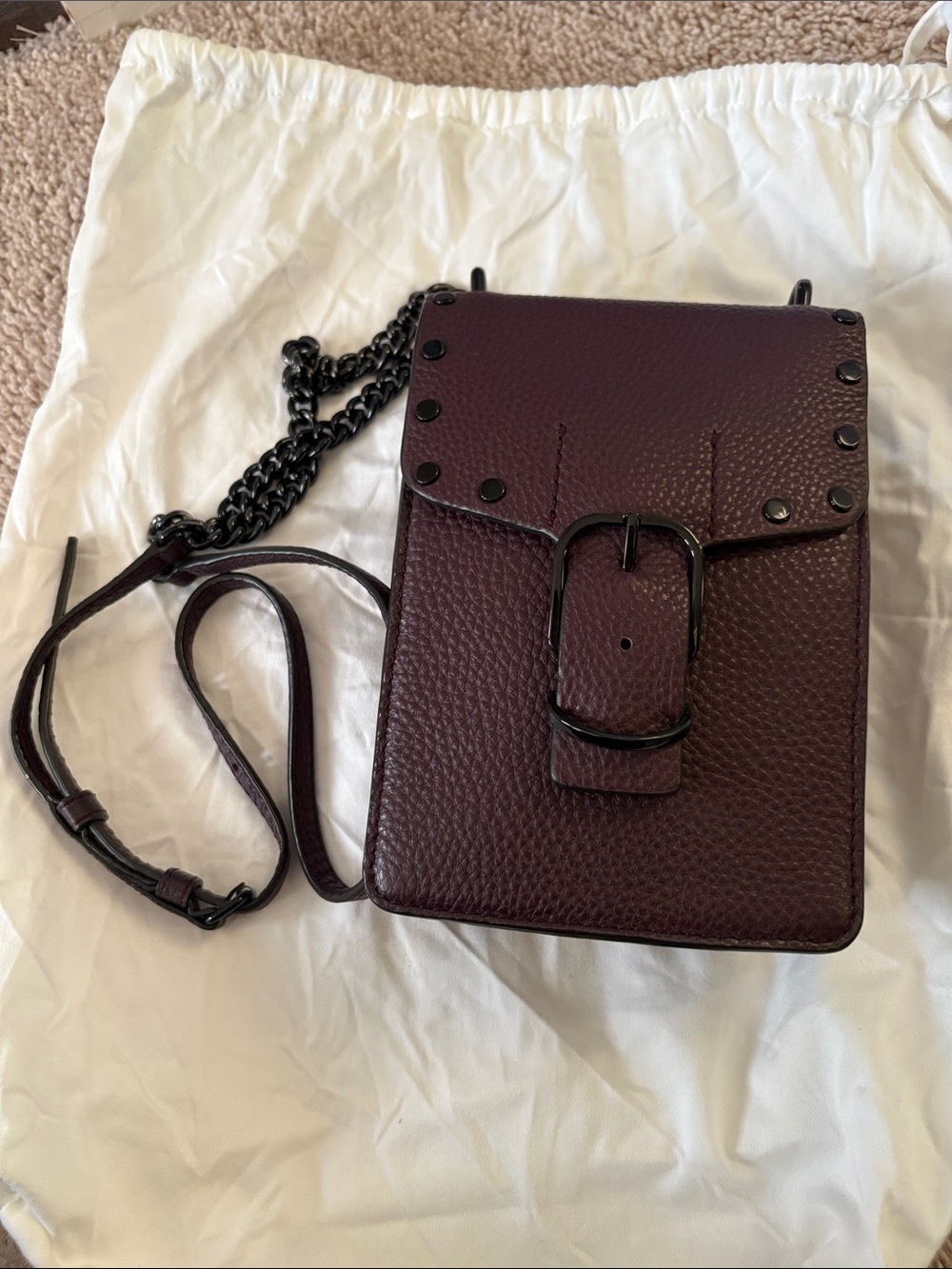 Rebecca Minkoff Crossbody Bag in Deep Plum